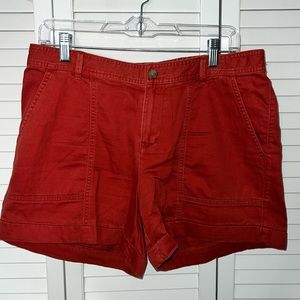 Burnt orange shorts. Size 10